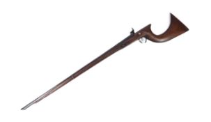 19TH CENTURY MIDDLE EASTERN PERCUSSION CAP JEZAIL RIFLE