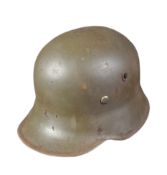 SECOND WORLD WAR GERMAN ALLGEMEINE SS M18 PATTERN PARADE HELMET