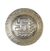 WWII SECOND WORLD WAR GERMAN FEMALE YOUTH & LABOUR CORP BADGE