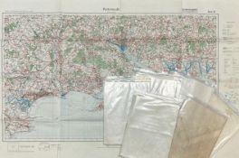 WWII SECOND WORLD WAR THIRD REICH GERMAN BOMBING MAPS