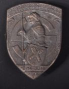 PRE SECOND WORLD WAR GERMAN HILDESHEIM SUD - HANNOVER RALLY BADGE / TINNIE