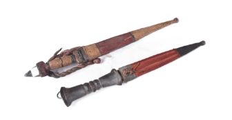 TWO NORTH AFRICAN TRIBAL DAGGERS