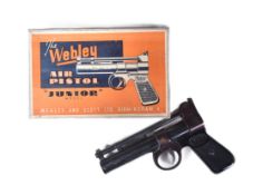VINTAGE WEBLEY JUNIOR .177 CALIBRE AIR PISTOL