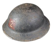 WWII SECOND WORLD WAR BRITISH NATIONAL FIRE SERVICE HELMET