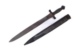 EARLY 19TH CENTURY FRENCH 1816 PATTERN FOOT ARTILLERY SHORT SWORD