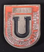 WWII SECOND WORLD WAR GERMAN U-BOAT PEN WORKERS ID PIN BADGE