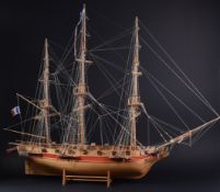 MUSEUM QUALITY MODEL BOAT COLLECTION – 18TH CENTURY FRENCH GALLEON