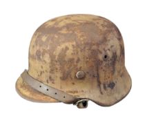 WWII SECOND WORLD WAR GERMAN M40 AFRIKA KORPS HELMET