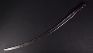 UNUSUAL 18TH CENTURY SWORD WITH TULWAR STYLE BLADE