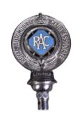 VINTAGE RAC ROYAL AUTOMOBILE CLUB ASSOCIATE MEMBERS CAR BADGE