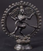 19TH CENTURY INDIAN BRONZE FIGURINE OF SHIVA