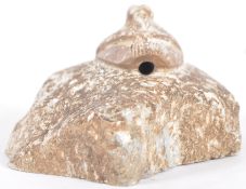 19TH CENTURY EGYPTIAN REVIVAL CARVED BIRD