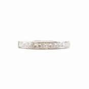 PLATINUM & DIAMOND HALF ETERNITY RING
