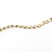 9CT GOLD FANCY LINK WATCH CHAIN BRACELET