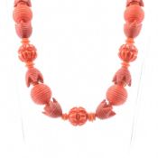 1930S ART DECO EARLY PLASTIC BEADED NECKLACE