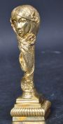 20TH CENTURY ART NOUVEAU STYLE BRASS DESK SEAL