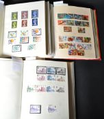 THREE ALBUMS FRANKED & UNFRANKED BRITISH STAMPS