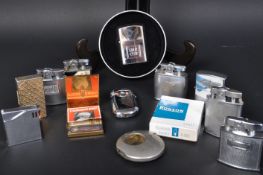 ASSORTMENT OF RETRO VINTAGE LIGHTERS & MATCH STRIKERS