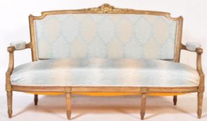 19TH CENTURY FRENCH LOUIS 16TH CANAPE SOFA SETTEE