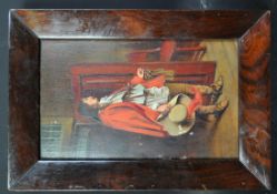 EARLY 20TH CENTURY OIL ON BOARD PAINTING