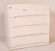 RETRO 20TH CENTURY WHITE CHEST OF DRAWERS