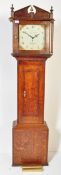 19TH CENTURY MAHOGANY LONGCASE GRANDFATHER CLOCK