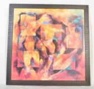 CONTEMPORARY LACQUERED PRINT - FEMALE FORM STUDY