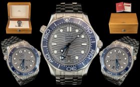 Omega Sea-master Professional - Co - Axial Master Chronograph Gents Steel Wrist Watch.
