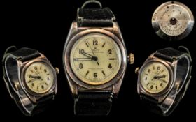 Rolex Oyster Perpetual 9ct Gold Chronometer Wrist Watch. c.1946.