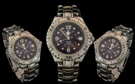 Rotary - Aspen Gents Sapphire Chrono Stainless Steel Divers Watch.