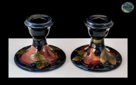 William Moorcroft Signed Pair of Swat Ca