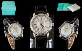 Tiffany & Co Ladies Signed Deluxe Steel