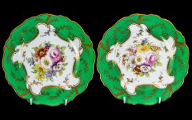 Coalport - Quality Pair of Fine Hand Pai