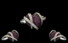 18ct White Gold - Contemporary Designed