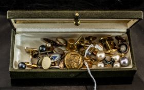 A Collection of Base Metal Cufflinks, St