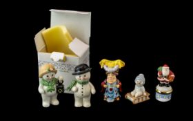 Three Royal Copenhagen 2005 figurines, c