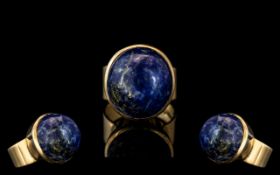 Lapis Lazuli Unisex Blue 14ct ( 585 ) Go