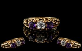 Ladies 9ct Gold Excellent Quality Diamon