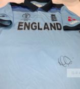 Moeen Ali signed England 2019 World Cup Champions official replica shirt, Moeen Ali played in 2019