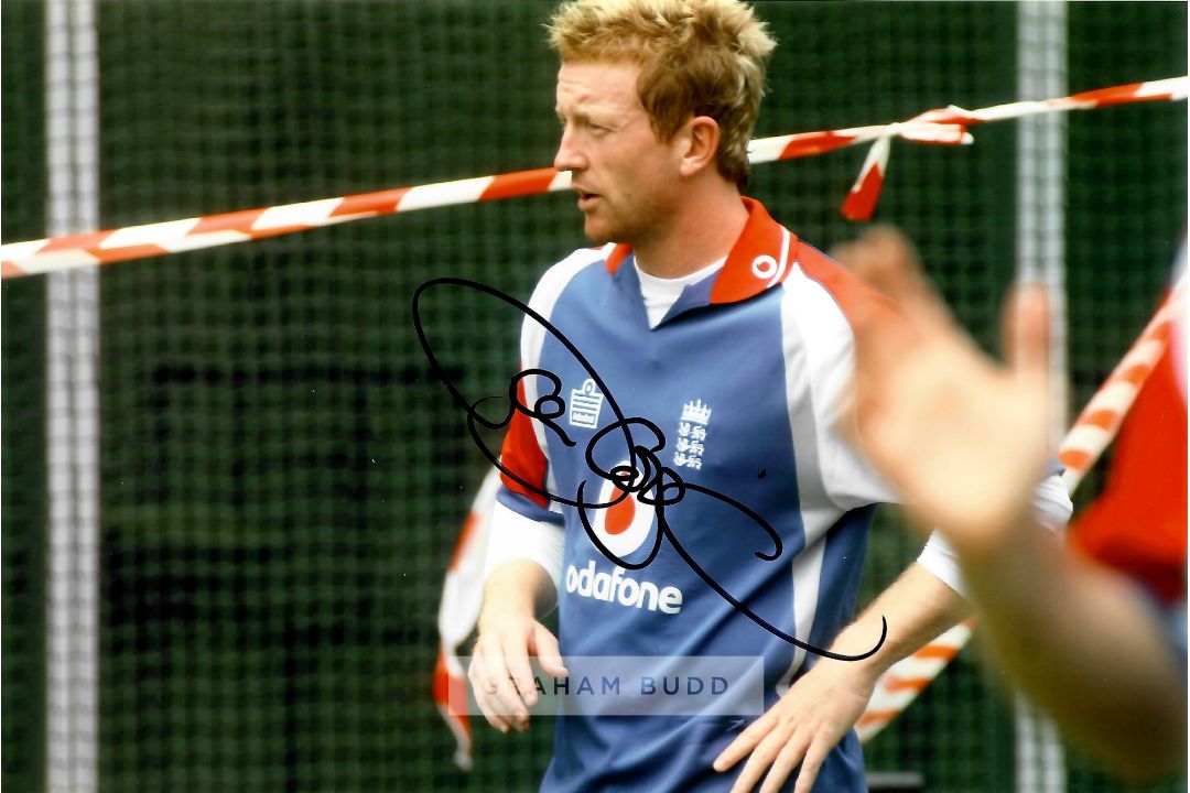 Collection of signed photographs of former England Cricket legends, comprising Alec Stewart OBE; - Image 4 of 10