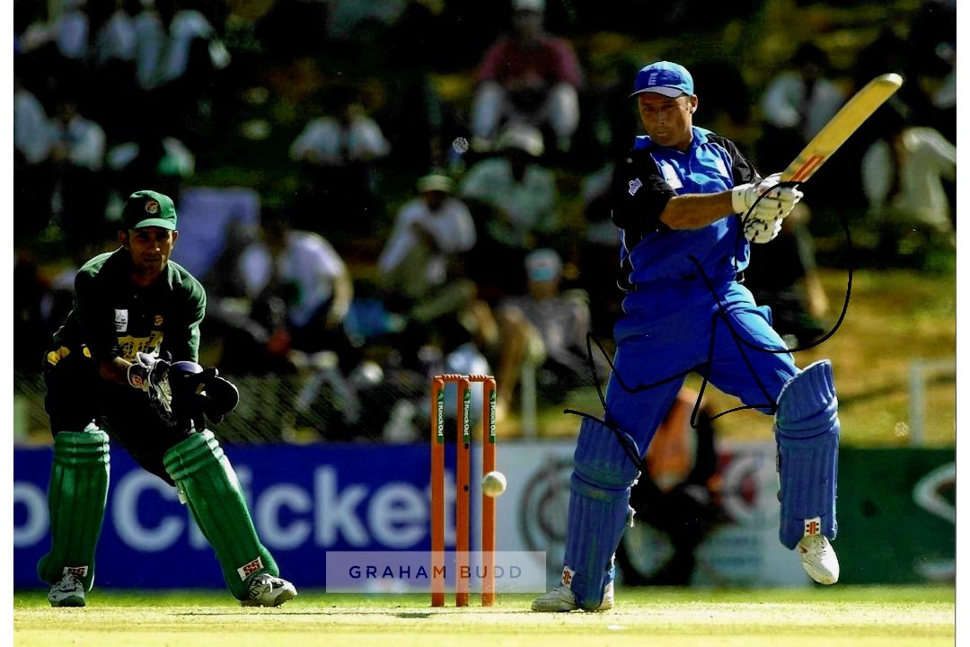 Collection of signed photographs of former England Cricket legends, comprising Alec Stewart OBE; - Image 10 of 10