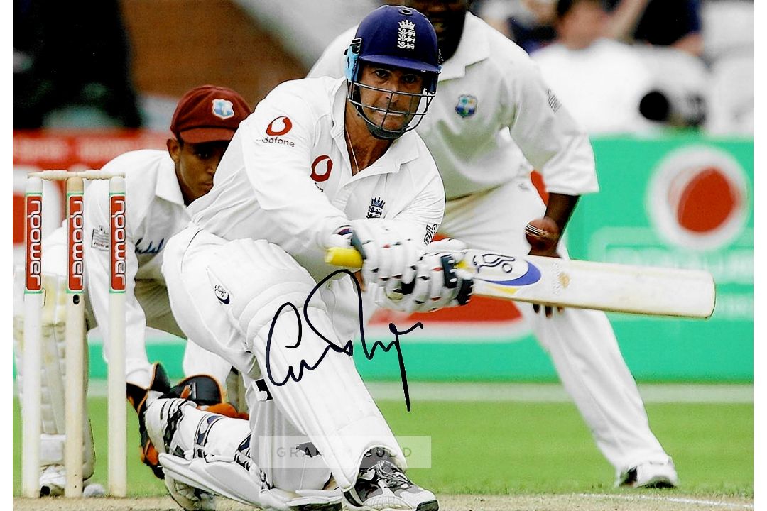 Collection of signed photographs of former England Cricket legends, comprising Alec Stewart OBE; - Image 8 of 10