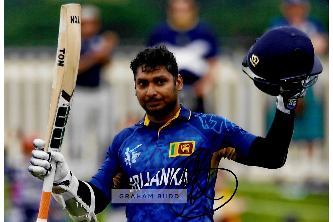 Sri Lanka cricket Kumar Sangakkara Collection, includes signed Sri Lanka limited edition cricket - Image 3 of 5