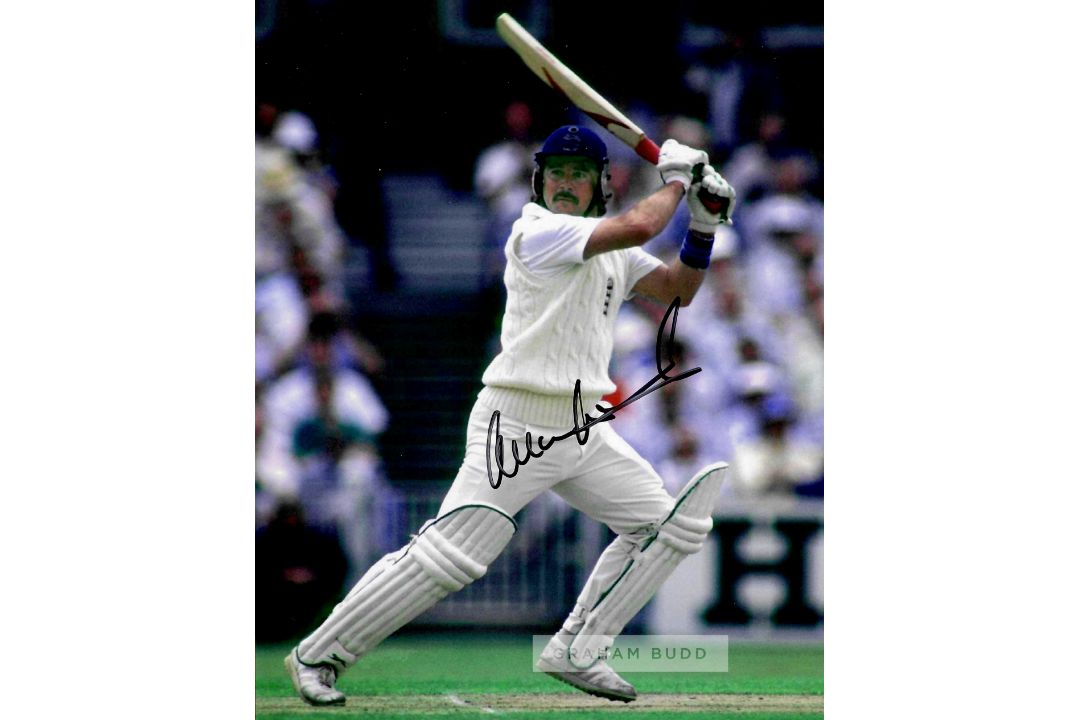 Collection of signed photographs of former England Cricket legends, comprising Alec Stewart OBE; - Image 5 of 10