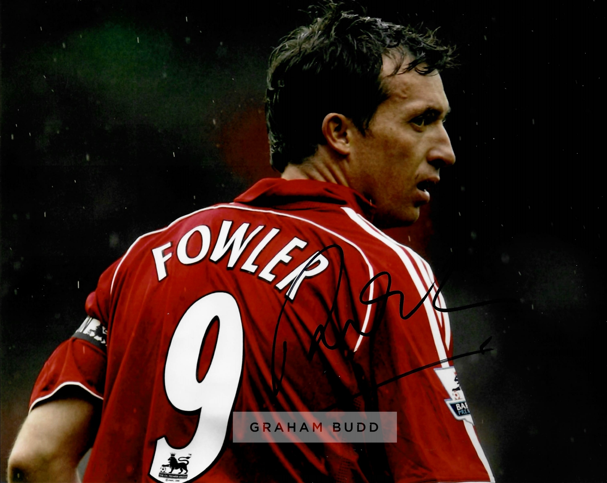 Liverpool Legends collection of ten signed photographs, including John Barnes, Dirk Kuyt, Robbie - Image 9 of 10