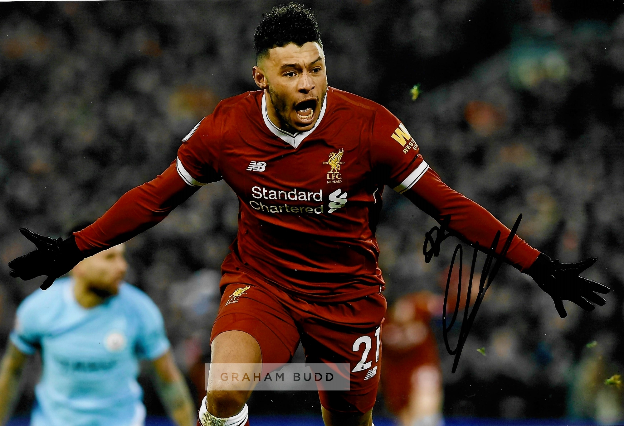 Liverpool FC collection of eleven signed photographs, including Jordan Henderson, Glenn Johnson, - Image 6 of 11