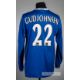 Eiour Gudjohnsen blue Chelsea no.22 home jersey, season 2003-04, Umbro, player issued long-sleeved - Image 1 of 2