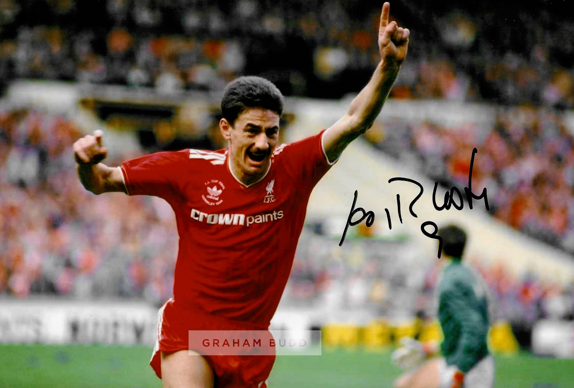 Liverpool Legends collection of ten signed photographs, including John Barnes, Dirk Kuyt, Robbie - Image 5 of 10