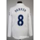 Scott Parker white Tottenham Hotspur no.8 home jersey, season 2011-12, Puma, long-sleeved with - Image 1 of 2