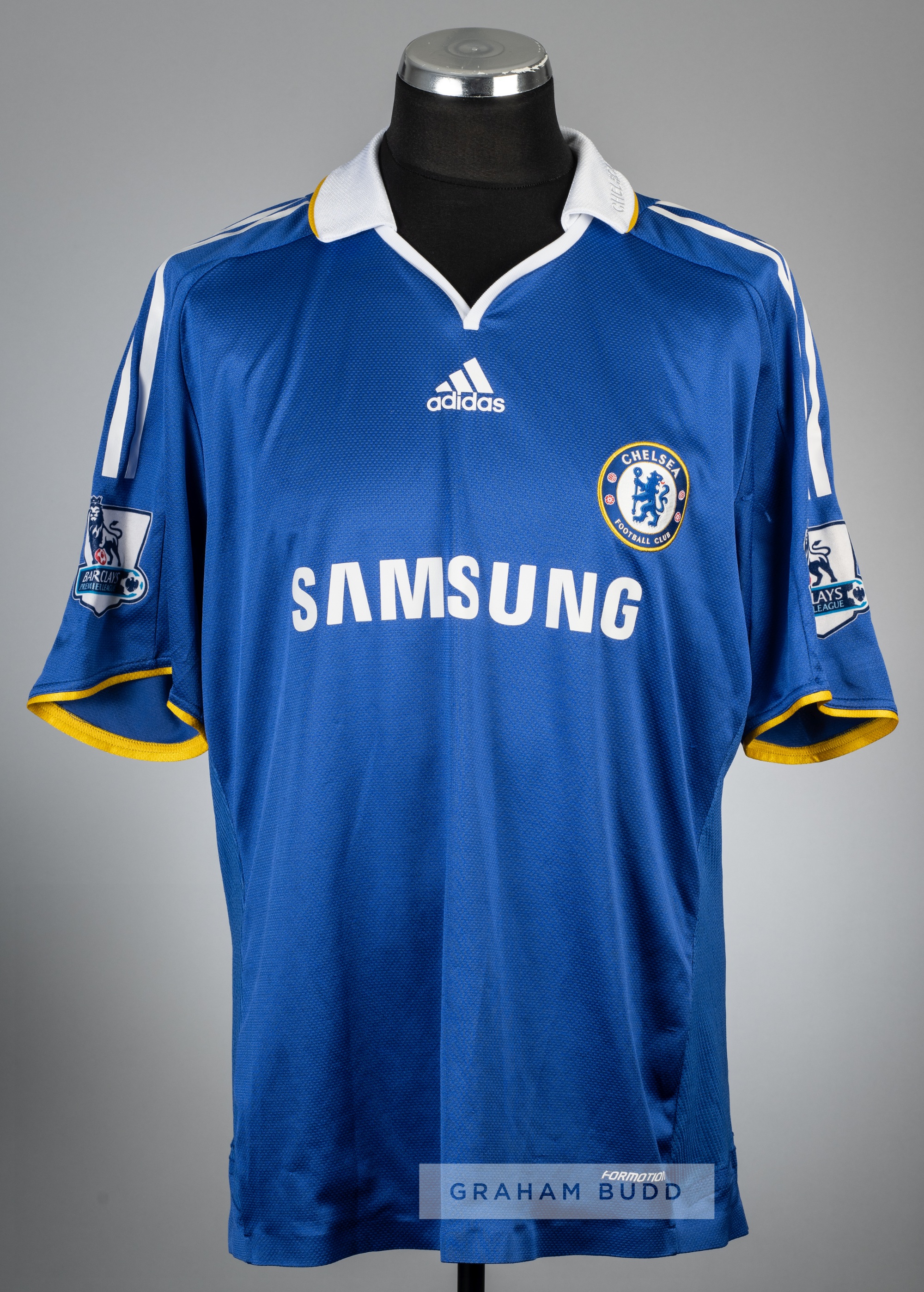 John Terry blue Chelsea no.26 home jersey, season 2008-09, Adidas, player issued short-sleeved - Image 2 of 2